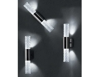 GLEAM - LED crystal wall lamp by Euroluce Lampadari