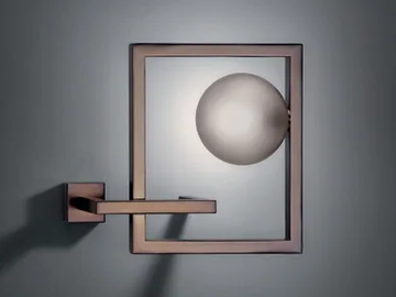 RHYTHM - Metal and pyrex wall lamp by Euroluce Lampadari