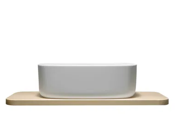 BOUNCE COUNTER CRISTALPLANT - Single Cristalplant® washbasin by EVER Life Design