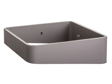 BRUNT - Powder coated steel toilet roll holder by EVER Life Design