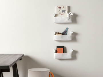 DOT BASKET - Technical fabric wall basket by EVER Life Design