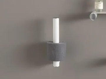 ELEGANCE - Double metal toilet roll holder by EVER Life Design