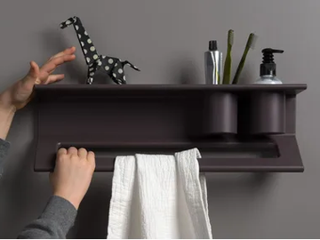 LISSOM - Aluminium bathroom wall shelf by EVER Life Design