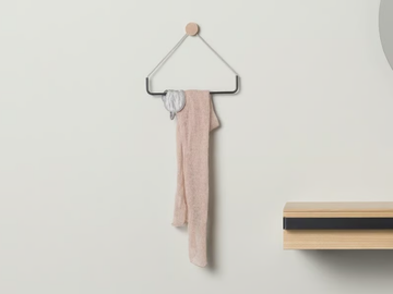 RING - Wooden towel rail by EVER Life Design