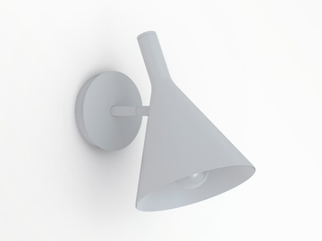 OZ PA - Adjustable thermo lacquered aluminium wall lamp by Exporlux
