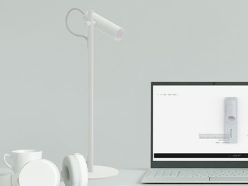 POINT SA - LED adjustable aluminium desk lamp by Exporlux