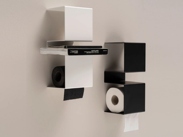 INTEAM - Stainless steel toilet roll holder by Ex.t
