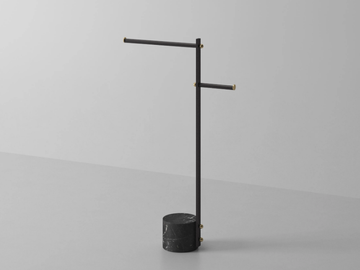 NOUVEAU - Metal toilet roll holder / towel rack by Ex.t