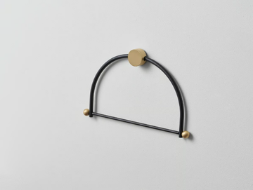 NOUVEAU TWH - Painted metal towel rack by Ex.t