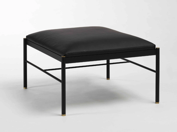 REST - Upholstered Eco-leather pouf by Ex.t