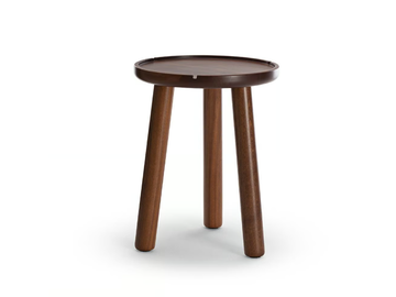 BELLAGIO - Round mahogany high side table by Exteta