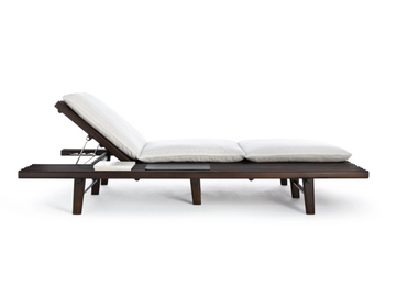 ELBA - Recliner mahogany sun lounger by Exteta