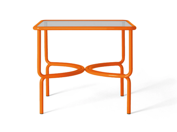 LOCUS SOLUS - Glass and Stainless Steel garden table by Exteta