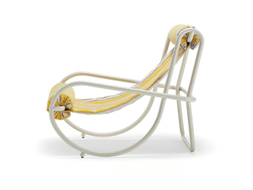 LOCUS SOLUS JACQUEMUS + EXTETA SPECIAL RE-EDITION - Deck chair with armrests by Exteta