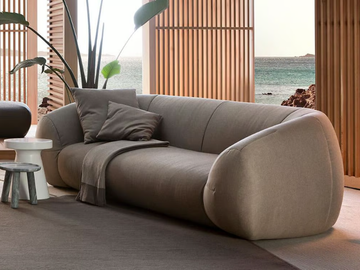 PALAU - 3 seater fabric garden sofa by Exteta