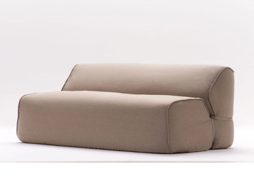 SOFT - 3 seater fabric garden sofa by Exteta