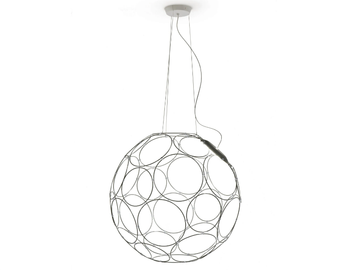 GIRO - LED steel pendant lamp by Fabbian