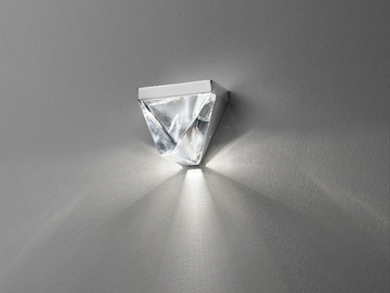 TRIPLA - LED crystal wall lamp by Fabbian