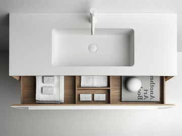7.0 - Wall-mounted vanity unit with drawers by FALPER