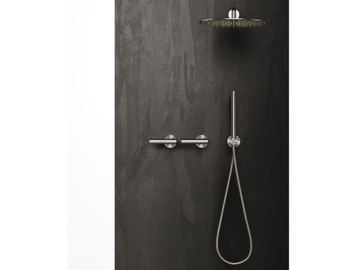 CILINDRO - Stainless steel shower set by FALPER