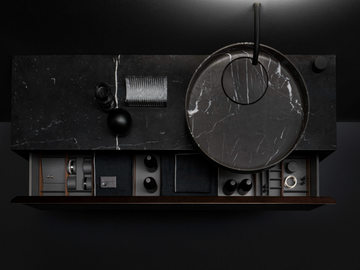 DRAWER DIVIDERS - Eco-leather drawers divider by FALPER