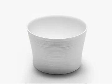 HANDMADE D5P - Countertop round Ceramilux® washbasin by FALPER