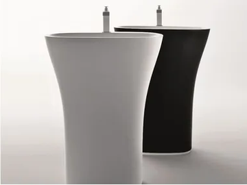 SCOOP - Freestanding Cristalplant® washbasin by FALPER