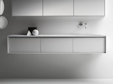 SHAPE EVO - Single wall-mounted vanity unit with drawers by FALPER