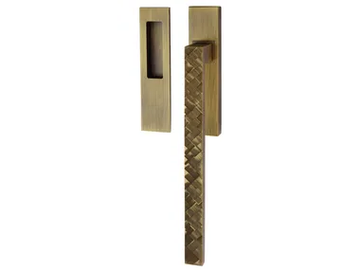 ARTWORK AS1102-P28-BGO - Brass pull handle for sliding doors by Fama International