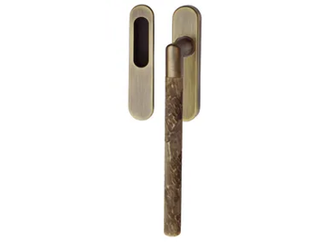 ARTWORK AS1104-P28-BGO - Brass pull handle for sliding doors by Fama International