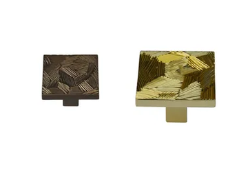 ARTWORK PM1643/42/41 - Brass furniture knob by Fama International