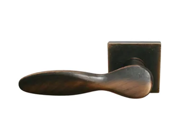 GAUDIUM MG2042 - Bronze door handle on rose by Fama International