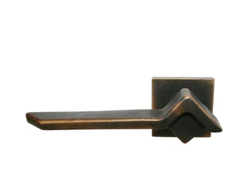GAUDIUM MG2052 - Bronze door handle on rose by Fama International