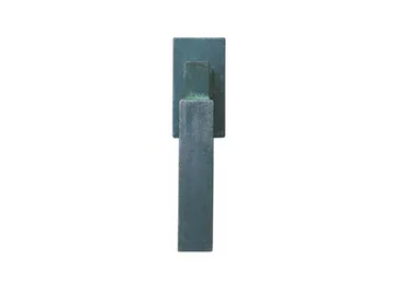 LATUS MG2093 - DK bronze window handle on rose by Fama International