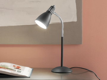LOGIKO - Adjustable metal and acrylic desk lamp by Fan Europe Lighting