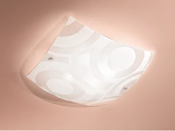 MIRÒ - Glass ceiling light by Fan Europe Lighting