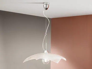 MIRÒ - Glass pendant lamp by Fan Europe Lighting