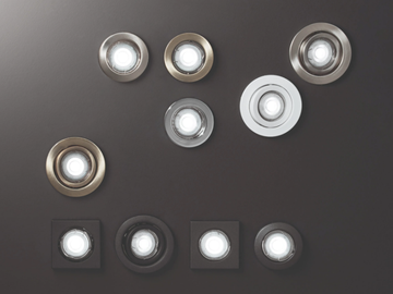 REFLEX - Adjustable recessed metal spotlight by Fan Europe Lighting