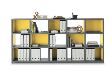 FRAME - Open low metal office shelving by Fantin
