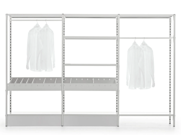 UNO - Custom metal walk-in wardrobe by Fantin