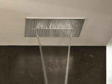 ACQUA ZONE - Ceiling mounted 2-spray overhead shower by Fantini Rubinetti