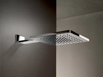 ACQUAFIT 38 K042B+K031A - Wall-mounted 2-spray stainless steel overhead shower by Fantini Rubinetti