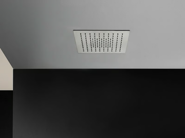 ACQUAFIT 93 K052 - Built-in square 2-spray stainless steel overhead shower by Fantini Rubinetti