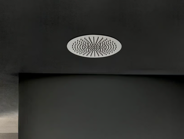 ACQUAFIT 93 K072 - Built-in round 2-spray stainless steel overhead shower by Fantini Rubinetti