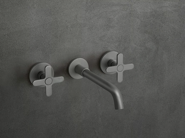 ICONA CLASSIC - 3 hole wall-mounted washbasin tap by Fantini Rubinetti