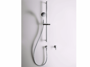 LAMÈ - Wall-mounted bathtub mixer with hand shower by Fantini Rubinetti