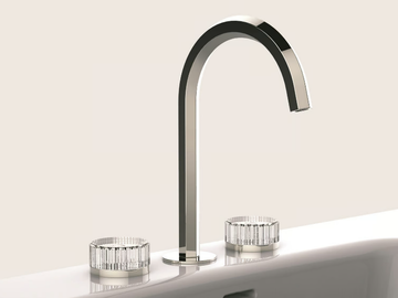 VENEZIA - 3 hole countertop washbasin tap by Fantini Rubinetti