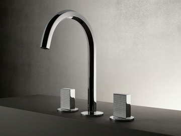 VENEZIA - 3 hole countertop washbasin tap by Fantini Rubinetti