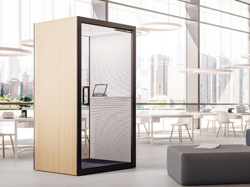 ACOUSTIC ROOM MINI - Acoustic phone booth with built-in lights by FANTONI