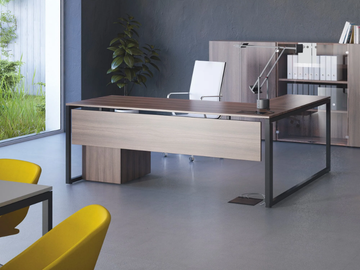 FRAMEWORK 2.0 - L-shaped executive desk by FANTONI